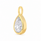 Pear bezel pendant