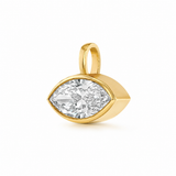 Marquise bezel pendant
